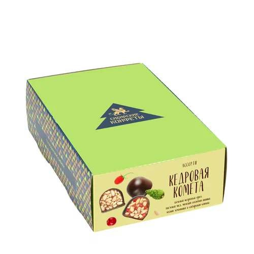  Кедровая комета Ассорти (9429) (классика, клюква, шишка, земляника), 540г   в Дзержинске