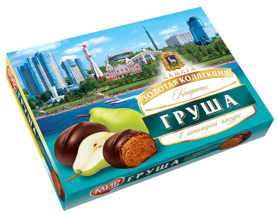  КФ МИР Груша в шоколадной глазури 160г  в Дзержинске