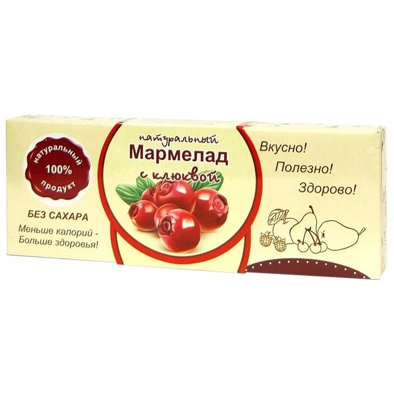 Мармелад натуральный "Клюква" 140г в Дзержинске