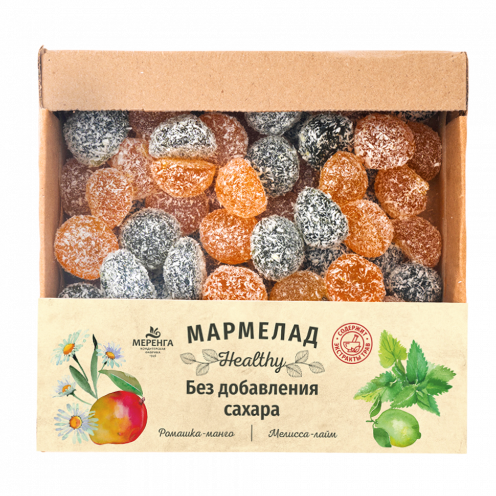  Меренга Мармелад в кокосовой обсыпке Ромашка+Мелисса , 800г     в Дзержинске