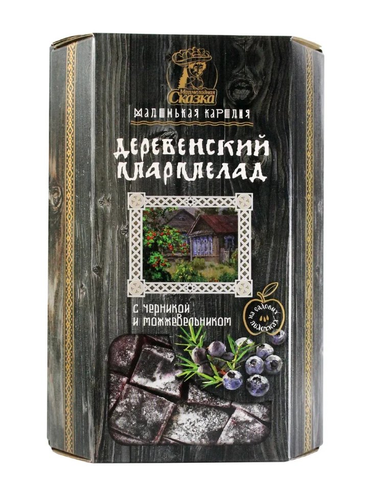  Мармелад деревенский "С черникой и можжевельником" 300г в Дзержинске