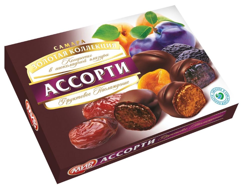  КФ МИР Фруктовое наслаждение (набор шоколадных конфет) 170г в Дзержинске