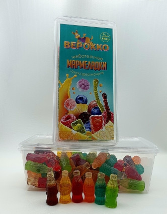  Жевательный мармелад Бутылочки Кола, 250г      в Дзержинске